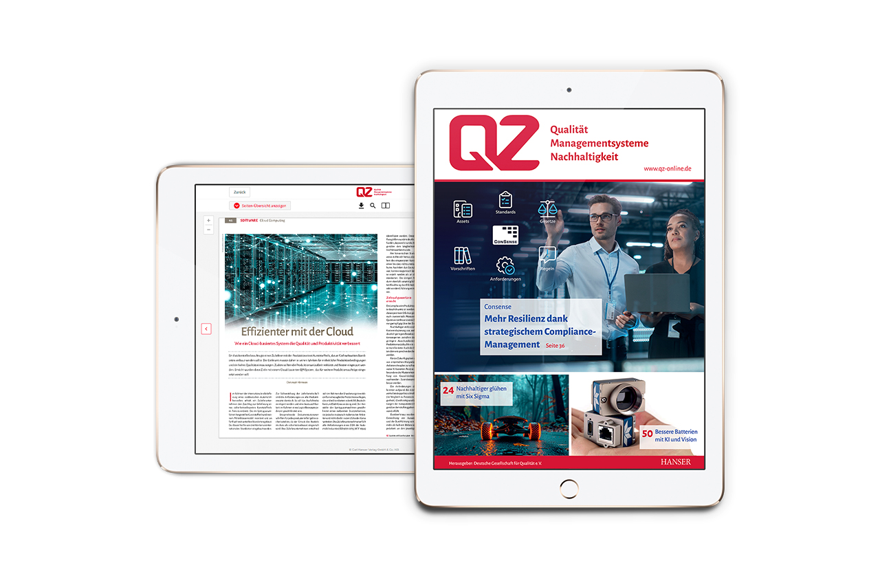 QZ Qualität und Zuverlässigkeit E-Paper-Jahres-Abo