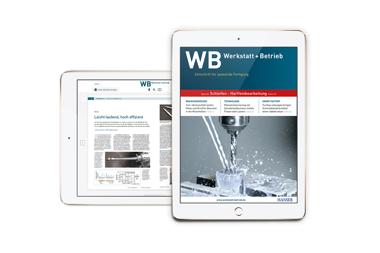 ipad mit Werkstatt&Betrieb epaper.